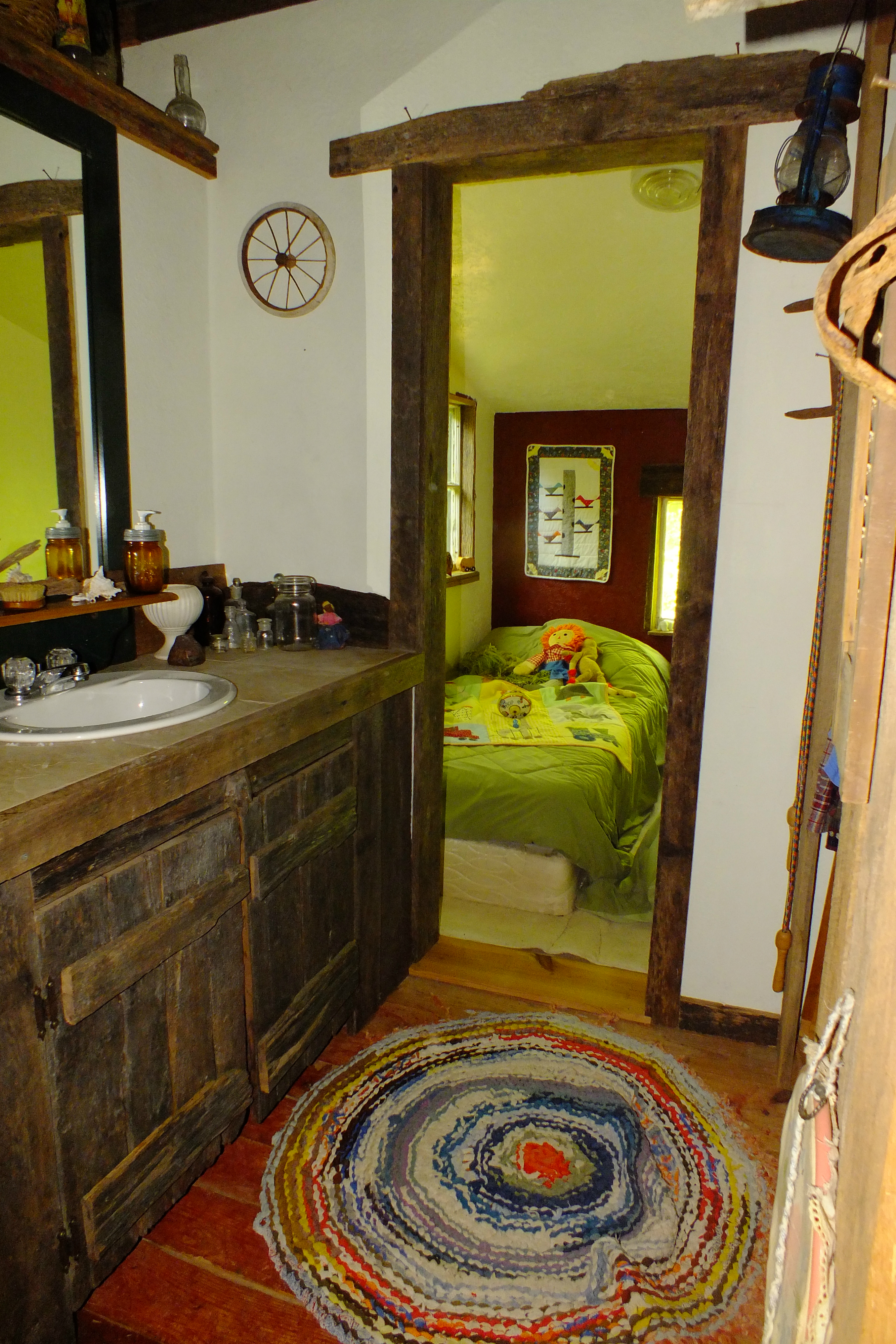 bedroom in studio apt