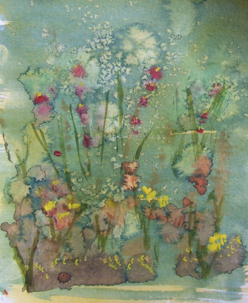 watercolor painting floral